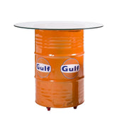 Oil Drum Table And Seats